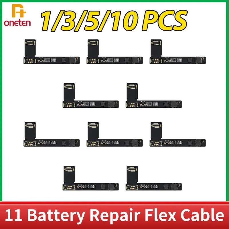 1/3/5/10st Kit JCID JC Battery Repair Flex Cable för iPhone 11 Pro Max Batterier Läs Skriv Warn Health Repair Battery Pop Ups