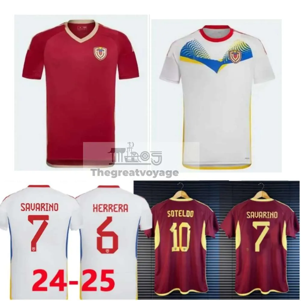 2024 Venezuela Soccer Jerseys National Fine Rondon 24 25 Soteldo Sosa Rincon Cordova Casseres Bello Ja.Martinez Gonzalez Osorio قميصه لكرة القدم