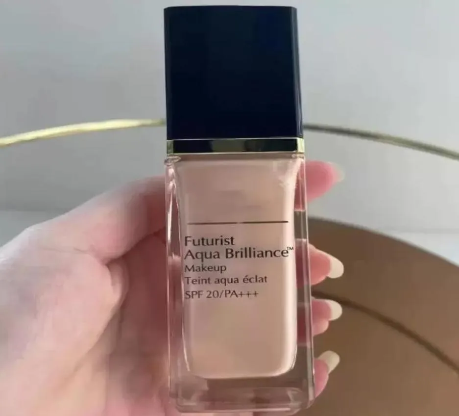 Sprzedaż futurystycznej Aqua Brilliance Makeup Liquid Foundation 30ml 4 kolory 1co 2co 1C1 1WO zakupów 2619329