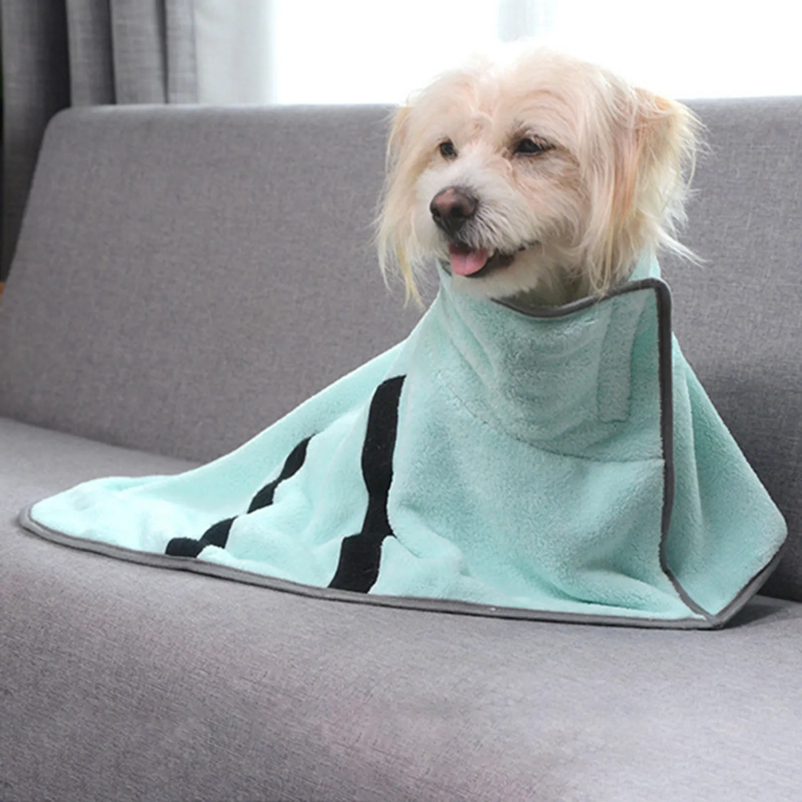 Pet Dogs And Cats Microfiber Bath Towel Ultra Absorbent Fast Drying Pets Towel