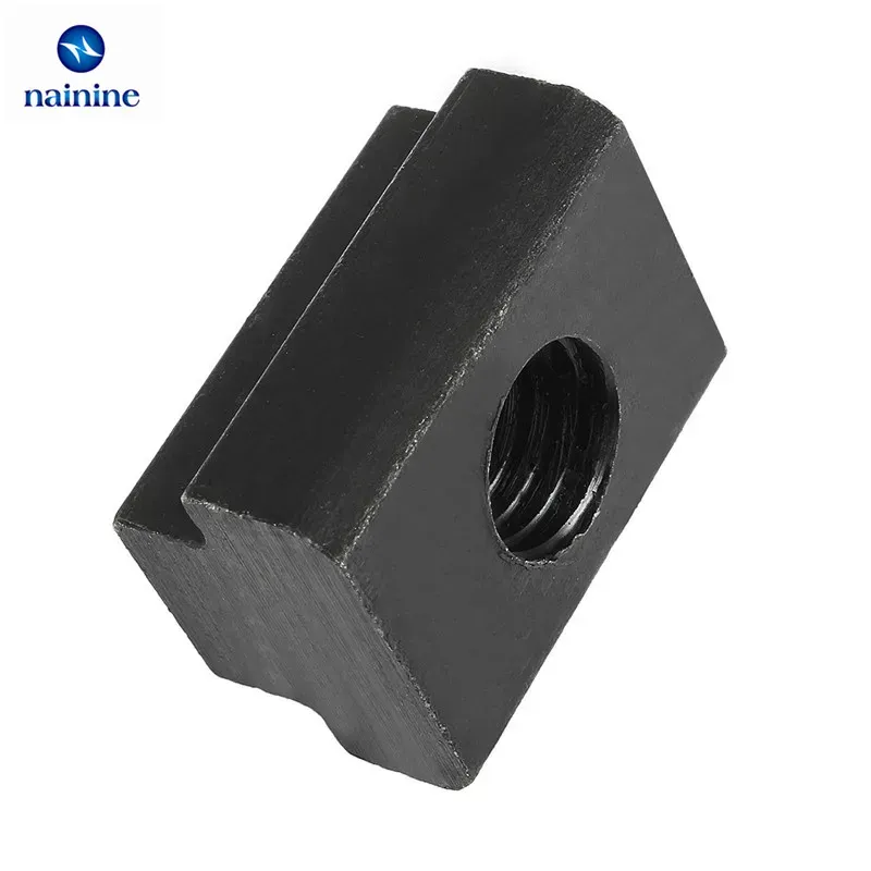 DIN508 Black Oxide Acabar grau 8.8 porca-slot t atingido através do slot t nozes m5-m24