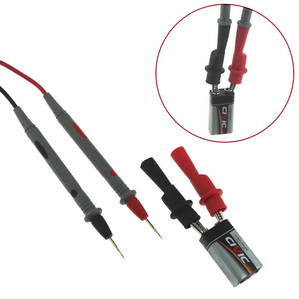 Uxcell 1000V 20A Banana Plug Digital Multimeter Probe Test Leads 4 In 1 Set