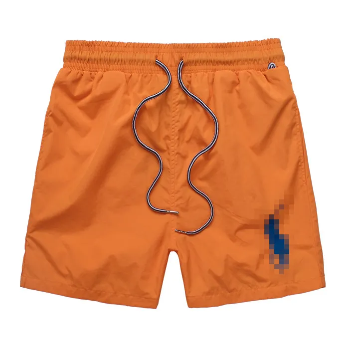 Shorts de praia, bordado típico da marca de pônei, designer masculino, traje de natação de pólo de verão, shorts de tábua, nadar nas bermudas casuais de secar rápido shorts de basquete