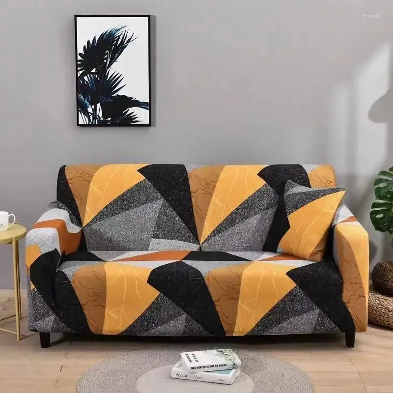Stuhlabdeckungen Stretch kariertes Sofa bequeme Schlupfdecke für Wohnzimmermöbel Couch Deckung 1/2/3/4-Sitzer