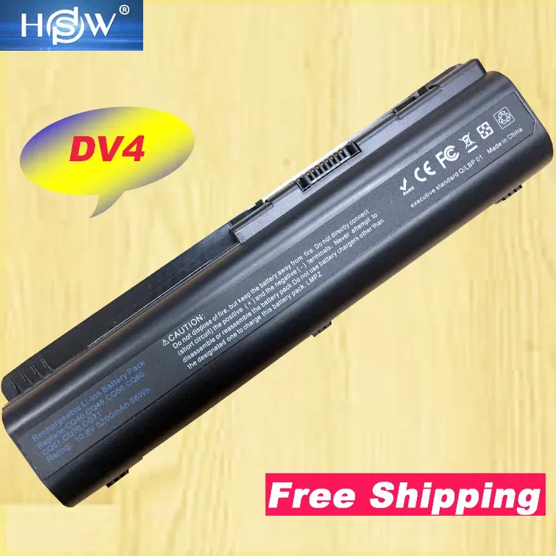 Batterier hsw laptop batteri hstnnlb73 hstnnub72 hstnnub73 hstnnib72 hstnnlb72 för hp dv4