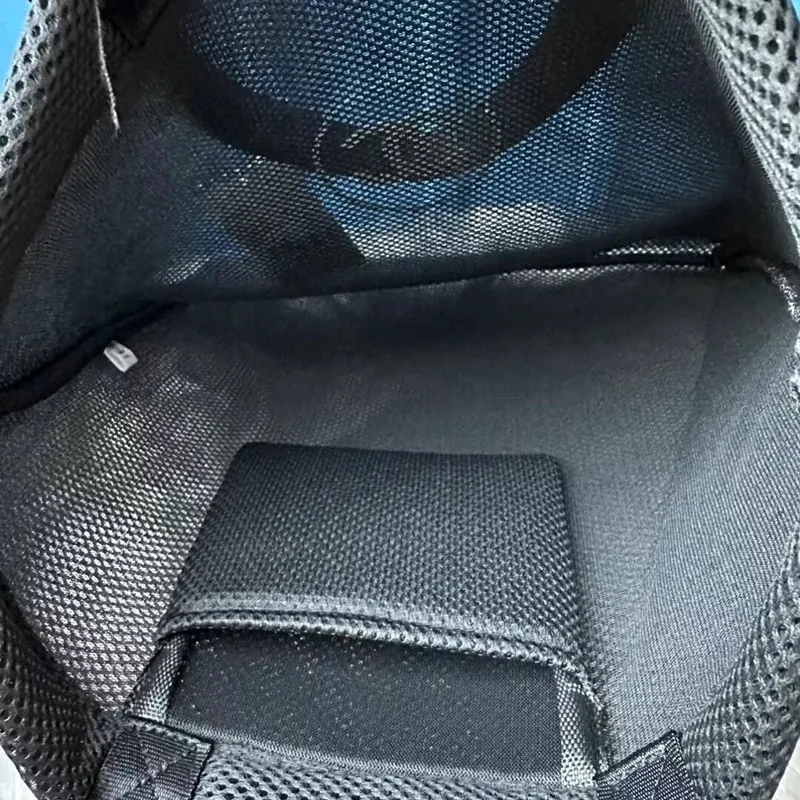 Sac à mailles décontractées sac fourre-tout de grande capacité sac à main imprimé noir