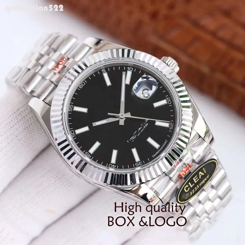 Superclone najwyższej jakości zegarek na rękę Montre de Luxe automatyczny mechaniczny zegarek mechaniczny datejust męskie 3235 Ruch Luminous zegarki 41 mm es