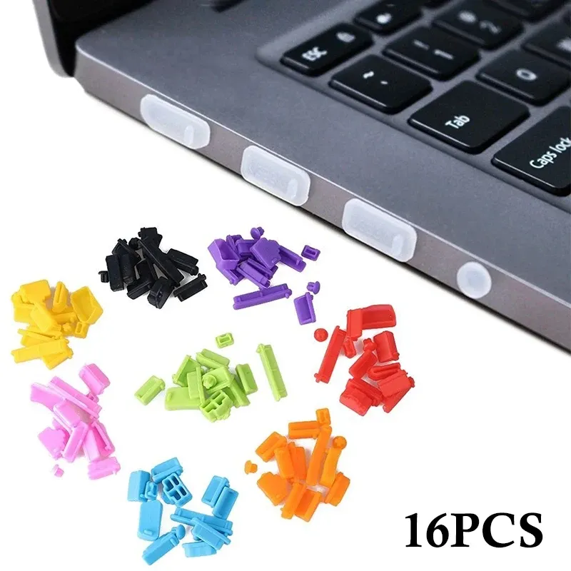 Wtyczka antydust notebook Universal Anti Dust wtyczka 13/16PCS Laptop Cover ochronne stoper wtyczka USB komputerowy wtyczka