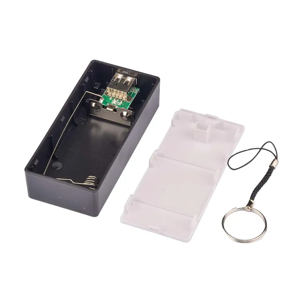 Caixa de carregador de bateria do banco de potência USB 2x 18650 caixa diy para smartphone MP3 Charagem móvel eletrônica em estoque