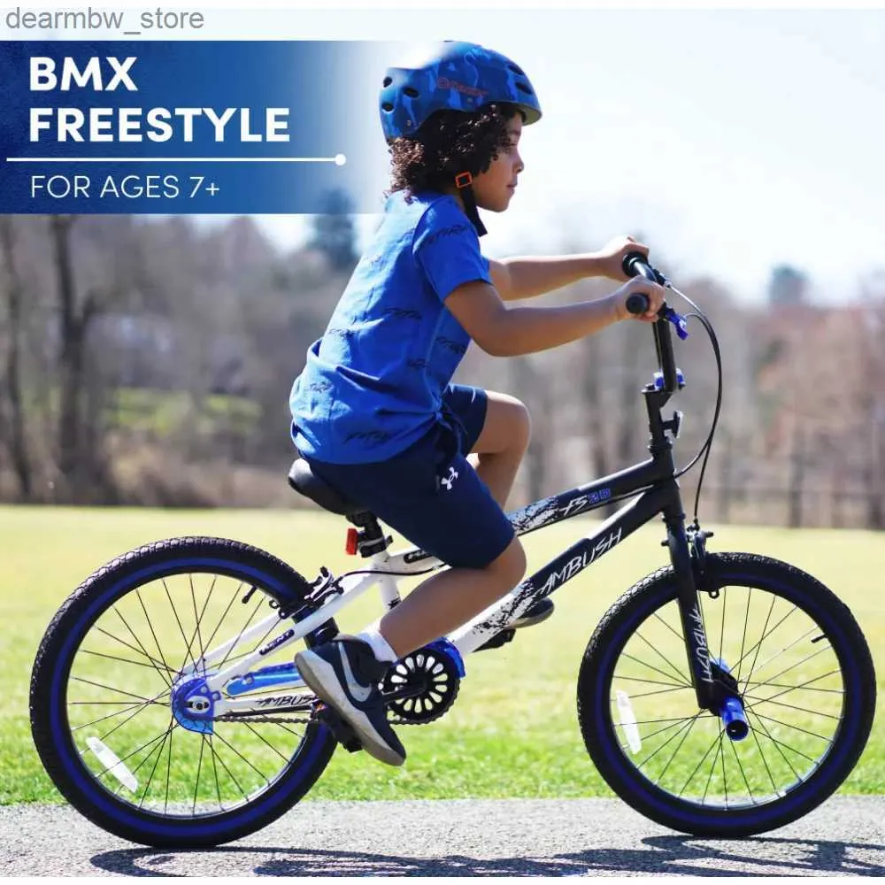 자전거 2023 Kent Bicycs 20 소년 매복 BMX 자전거 Blue Bicyc L48