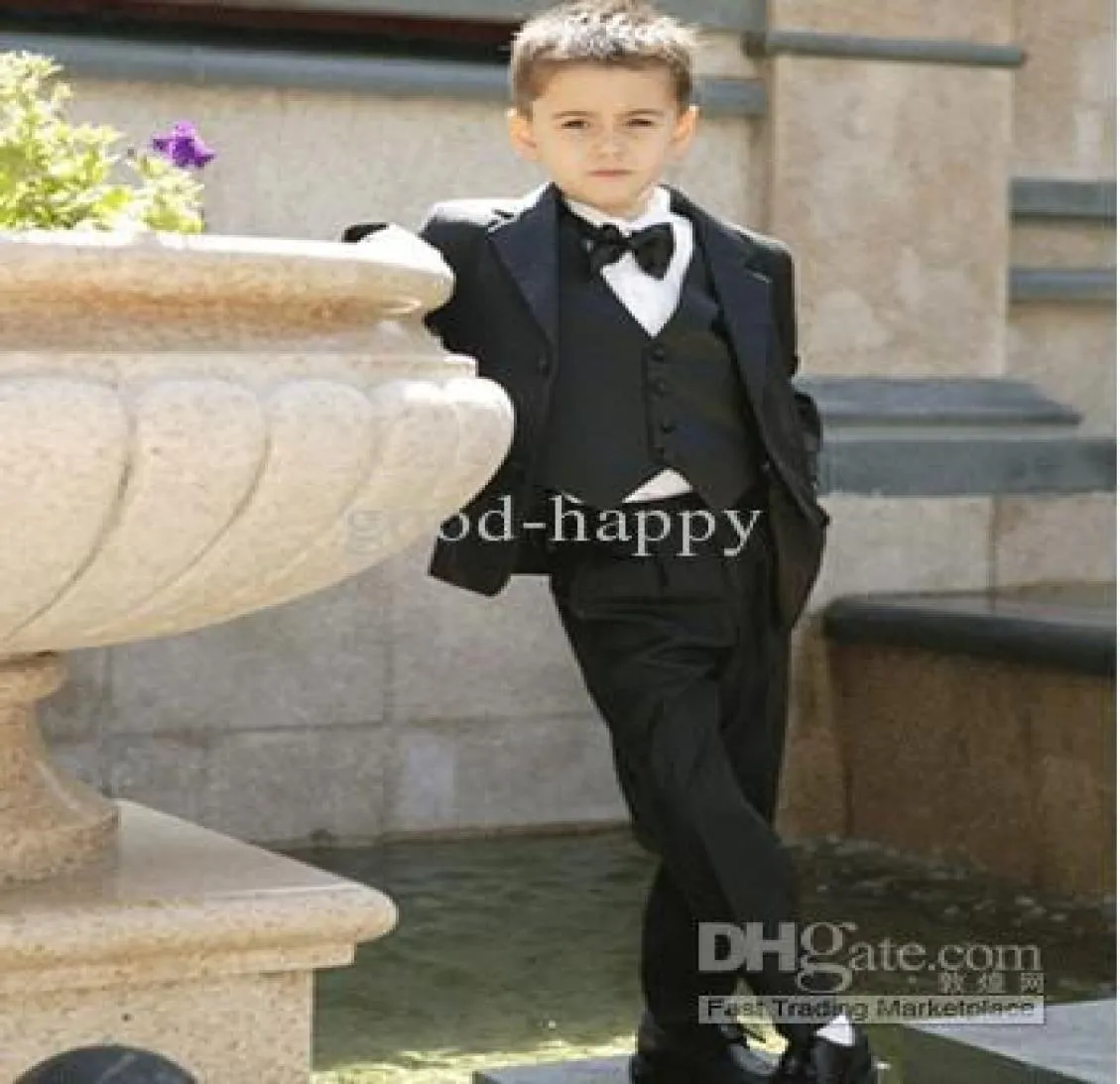 Högkvalitativ pojke formell tillfälle kit kostymer barn klädsel bröllop kläder födelsedagsfest prom suwjacketpantsstievest nr209433236