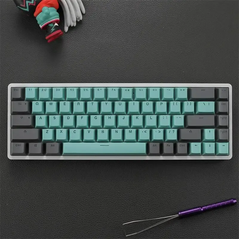 Acessórios 68 chaves OEM Perfil Teclado mecânico Teclycap