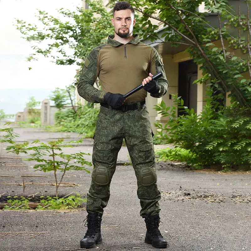 Tactical Military Uniform Airsoft Clothes Suits Training Suit Camouflage Hunting Shirts Pants Paintball Sets Military Pant Men