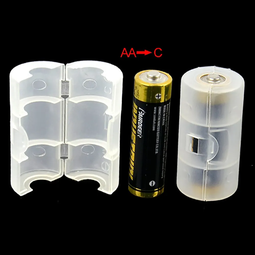 2AA to D Cell Battery Adapters Converter Box Case - AA to D Batteries ...