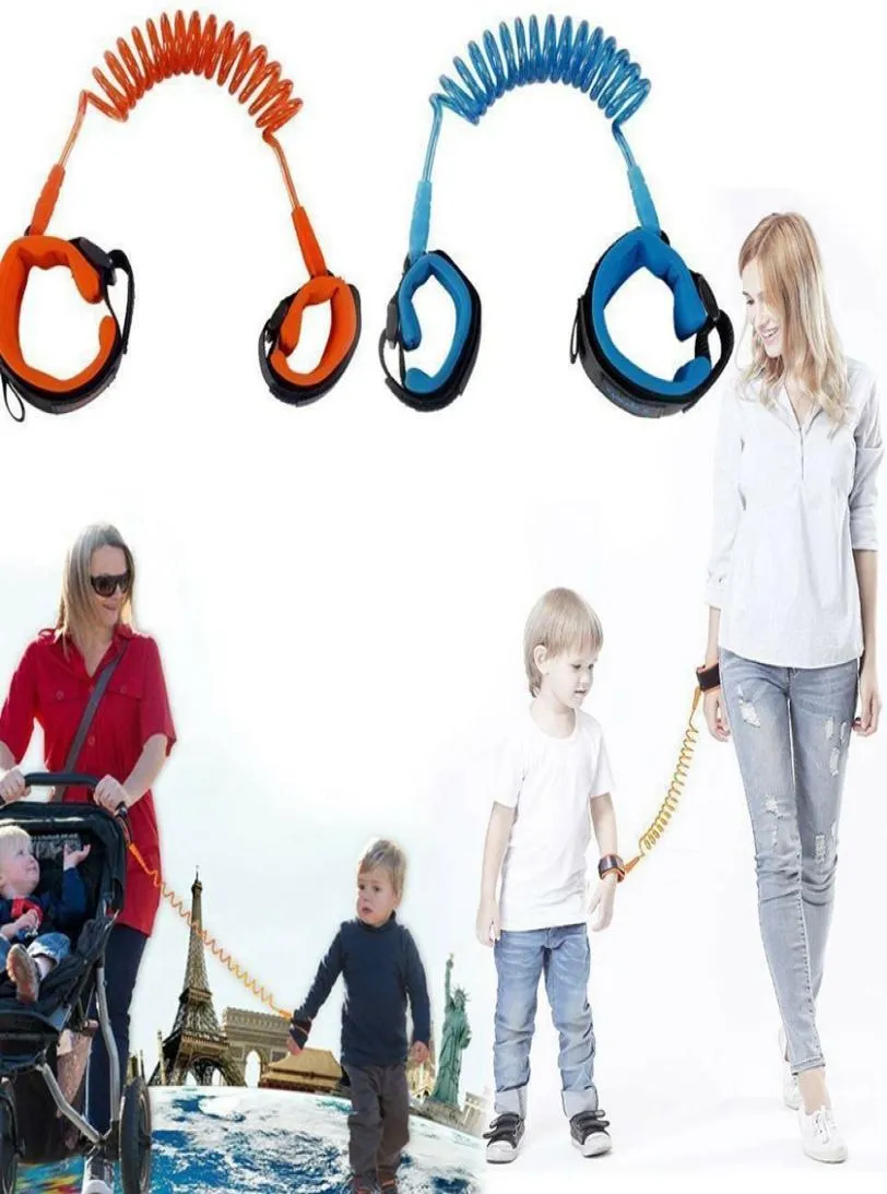 Anti Lost Band Kid Child Safety Harness Anti Lost Strap Wrist Leash Walking 15m outdoor parent baby leash Rope Wristband Belt LJJ7895509