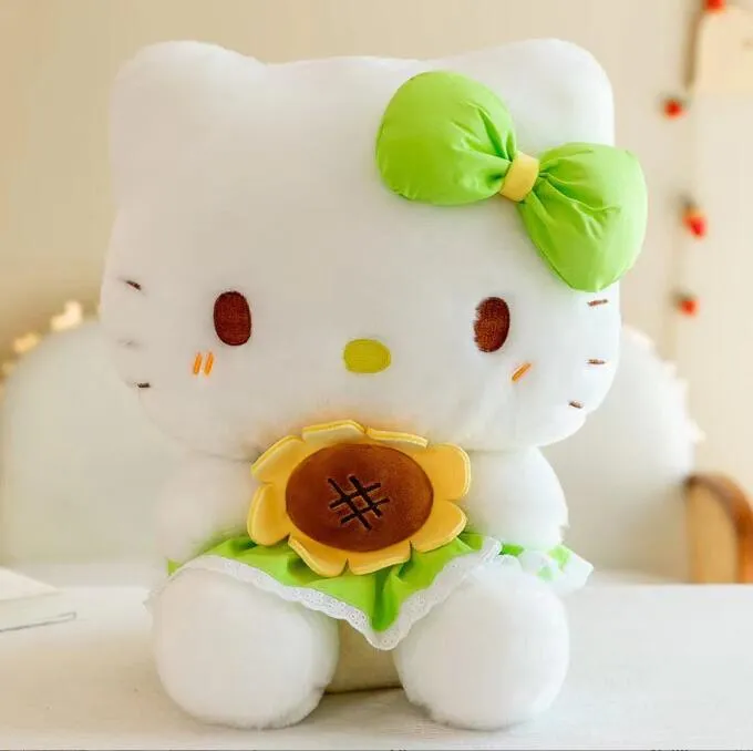 35 cm Sunflower New Cat Doll Plush Toy Doll Fabricants Direct Ventes mignons Oreiller en gros