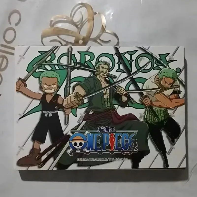 ONE PIECE　メタルポートレート Anime Toys: Bronze Metal Card Featuring Swordsman Design