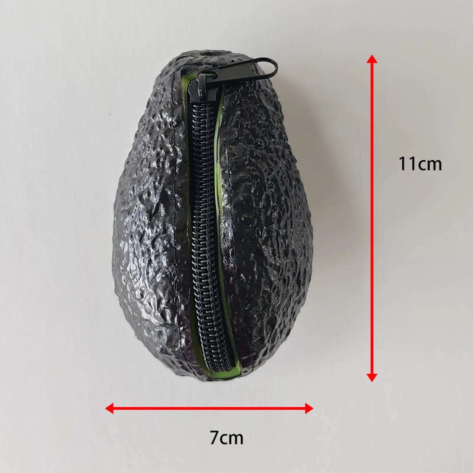 Avocado Purse Girls Portable Girls Trendy Practical Handbag Rangement Sac de rangement Portefeuille de fermeture pour la rue Party Street Rencontre