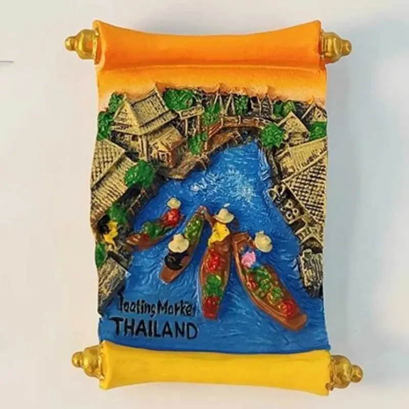 Aimant Frigo Souvenir Phuket Thaïlande - Magnétique 7x4,5 Cm, Couleur Vive, Modèle MG-10 - 11