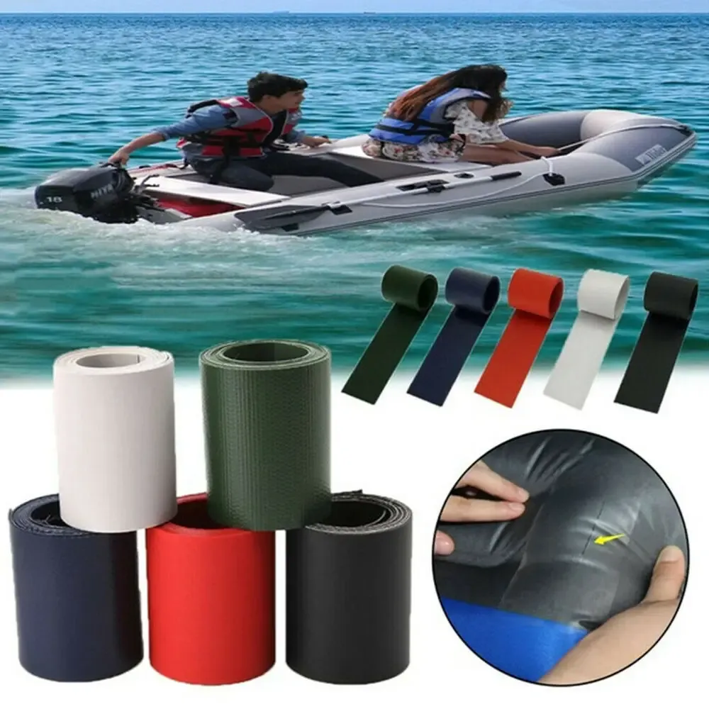 Inflatable Kayak Patch Kit Glued Waterproof PVC Repair Tool For Damaged
