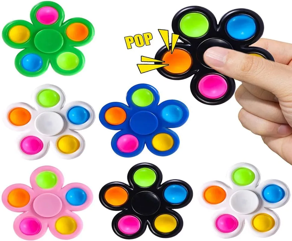 toy Etrue Push Up It s Spinner Simple Spinners it Finger Spinning Toy Stress Relief Fingertip gyro toys9406810