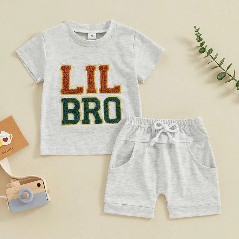 Clothing Sets Baby And Toddler Girl Boy Little Sister Big Brother Matching Outfits Short Sleeve T Shirt Shorts Summer Clothes