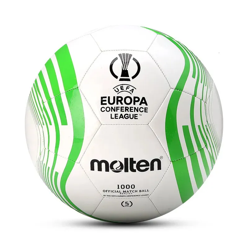 Molten Football Balls Officiell storlek Material utomhusfotboll Match Training League Ball Original Bola de Futebol 240407