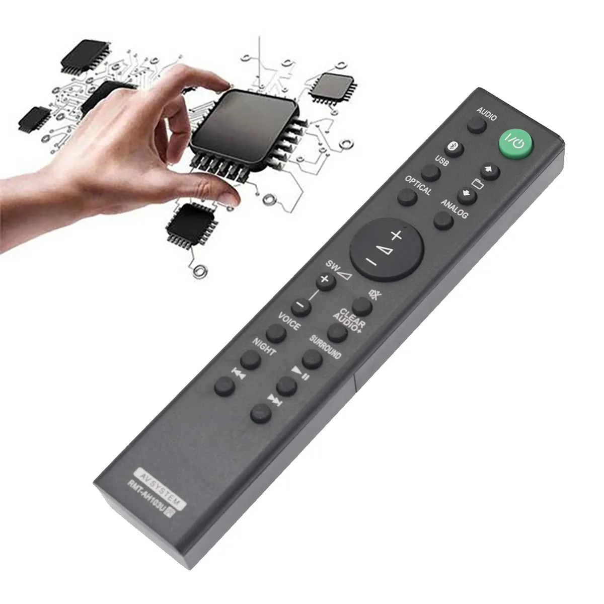 Telecomando Di Ricambio RMT-AH103U Per Soundbar Sony HT-CT80, HT-CT80BT, SA-CT80 – Sostituto Pronto All'Uso, Nessuna Programmazione - copertina