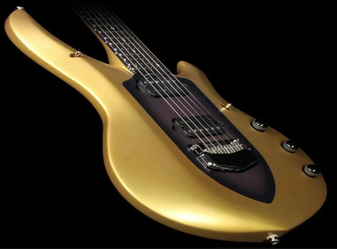 6 Strings John Petrucci Majesty Gold Mine Black Center Electric Guitar Tremolo Bridge Whammy Bar8166488