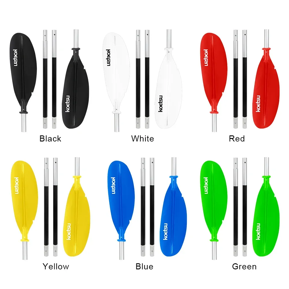 4ピースの双方向カヤックパドル調整可能アルミニウム合金スタンドアップパドルボードパドルアウトドアウォータースポーツ用ボートアクセサリー
