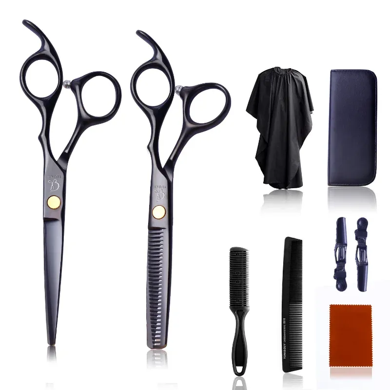 Profesjonalny 6 -calowy Japonia 440C SCISSORS STRESSING STEF DLA FRUSHDRESSERS