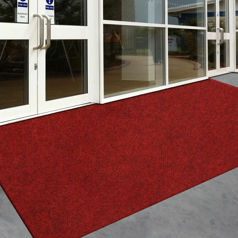 Große dünne Türmat für Eingangstür im Freien im Innengrauen khaki rote Schlafzimmer Teppiche Anti -Slip -Flur -Tür Bodenmatten Küche Teppich