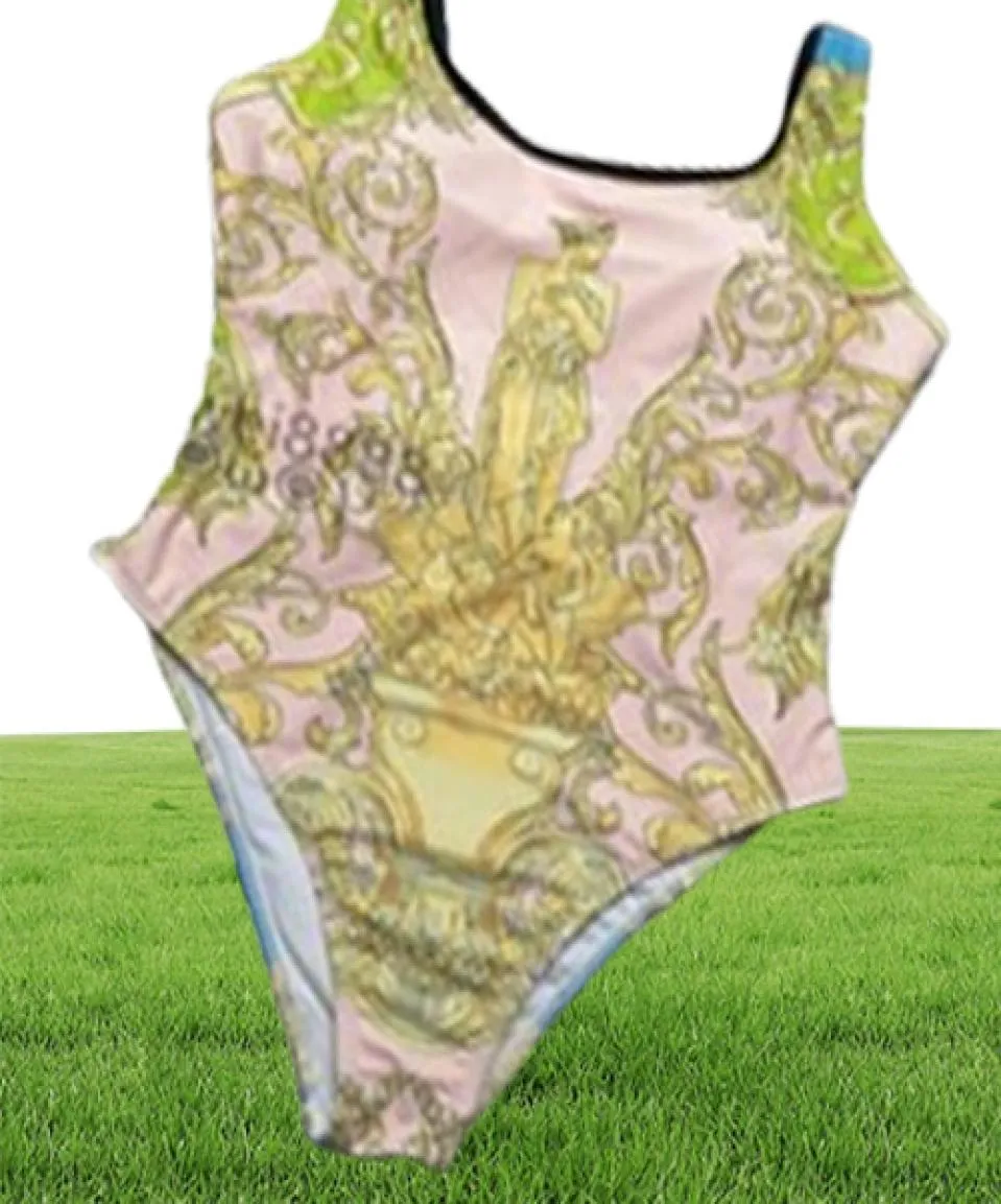 Barokowe hipsterowe stroje kąpielowe Wyściełane push up Women039s Projektant Onepiece strojów kąpielowych na plaży na plaży Bandage luksusowa WEA1683706