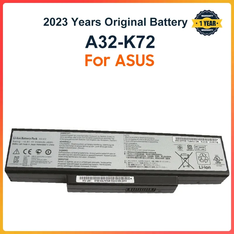 Batteries A32K72 Laptop Battery for ASUS K72Y K73 K73B K73BR K73BY K73E K73J K73JK K73S K73SD K73SJ K73SM K73SV K73T