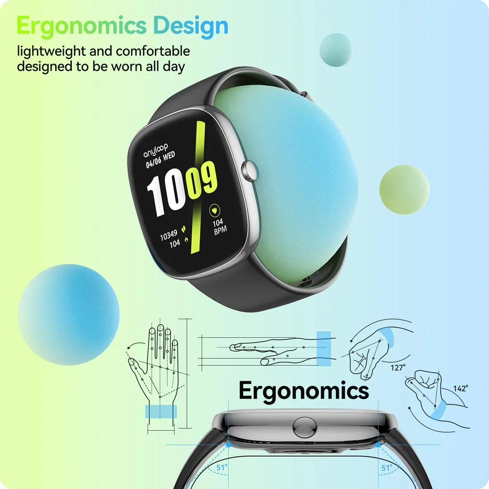 Anyloop ALW1 Smart Watch 20 Sports Modes Bluetooth Call Smartwatch 1.69 AMOLED Display Waterproof Outdoor Smarthwhatch From 24 69 DHgate