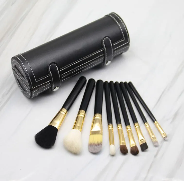 9pcsset m Foundation Makeup Smakes Maquiagem Make Up Brush Cosmetics Brocha de Maquillage Set Kit2560627