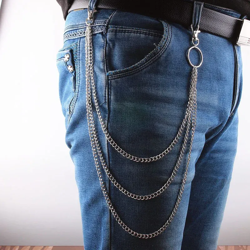 Rockin Hipster Waist Trousers: Stylish Keychains for Men and