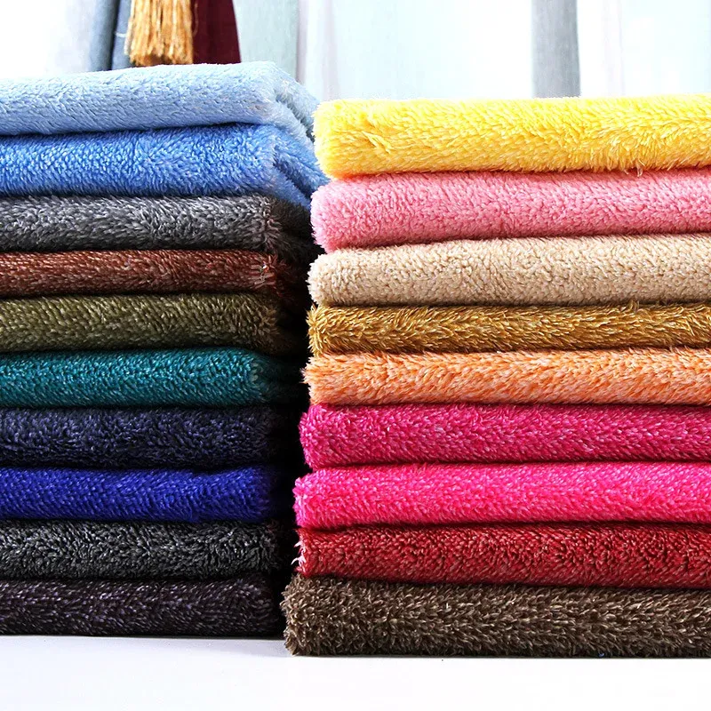 50 * 160 cm Arctique enlecement en tricot en flanelle Tissu en peluche pour les pantoufles pelues PET NEST POUPLES DIY CARAL