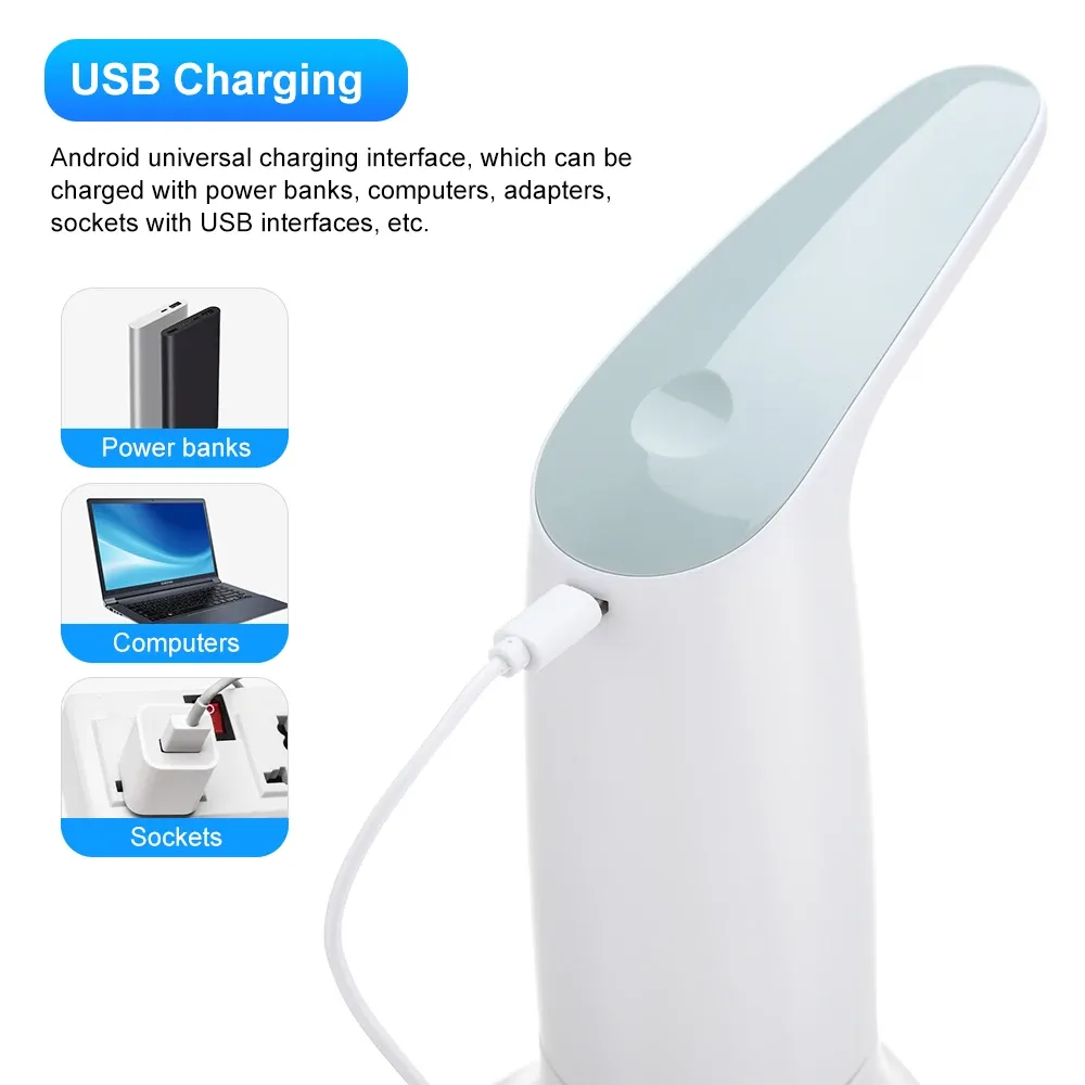 Contrôle tactile Dispensateur automatique Pompe à eau électrique Charge USB Dispensateur portable Cuisine de cuisine