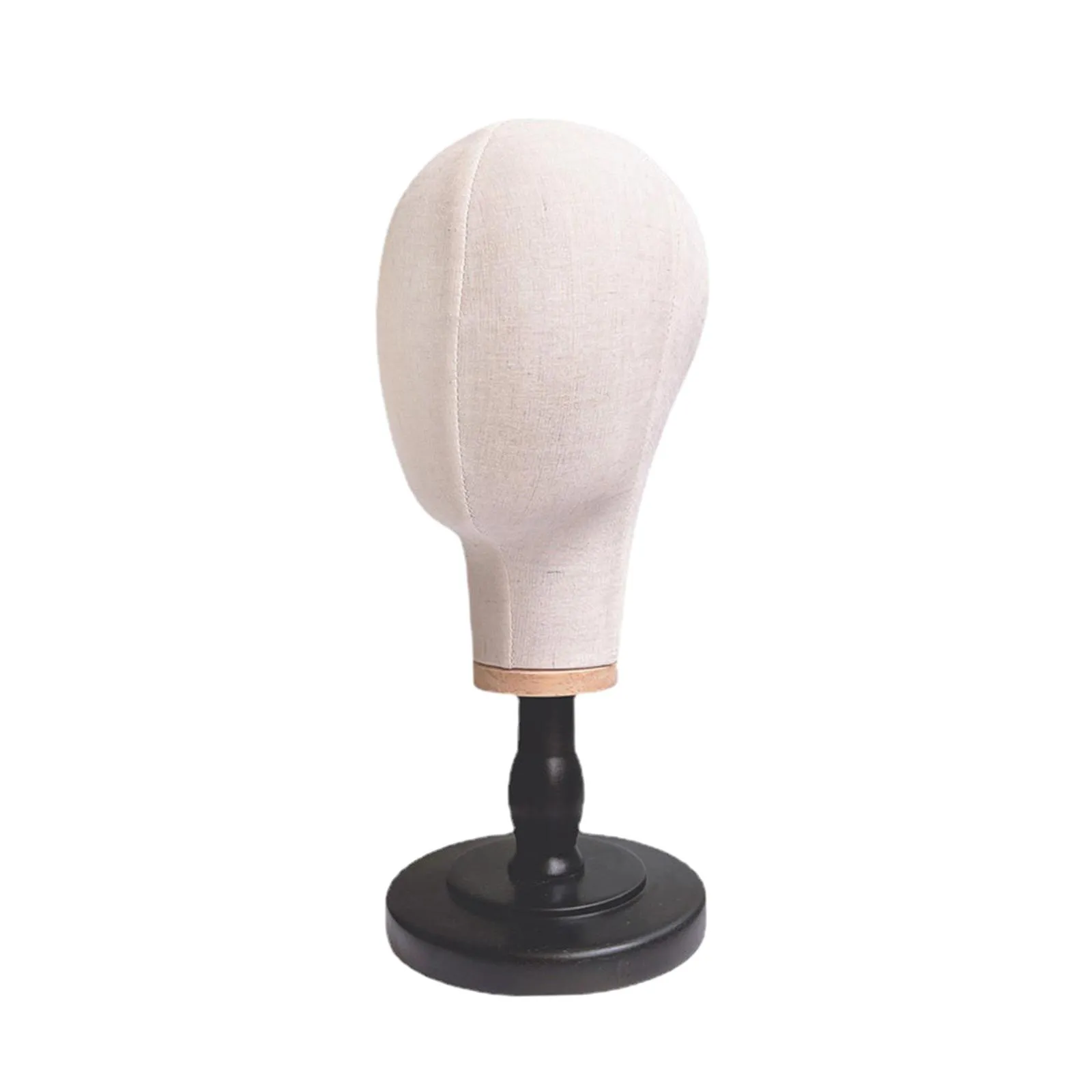 Mannequin Head Model Comestic Model Canvas Block Head for Headphones Hat Wig