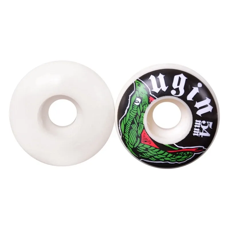Cruiser Skateboards Skateboard Wheels 54mm Pcs Set White