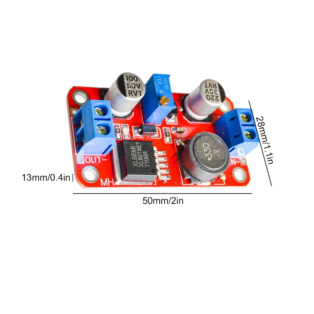 XL6019 CC-DC Boost Volt Converter 3V-40V en 5V-45V DC-DC Tension de pas de tension Sortie réglable Haute puissance pour l'adaptateur de voiture