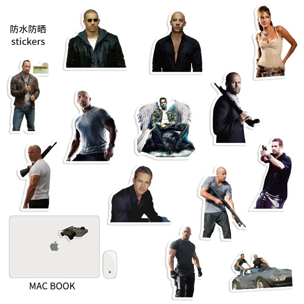 10/50Pcs Cute CartoonFast Furious Stickers Pack for Girl Boba Bubble Teas Decal Sticker To DIY Stationery Luggage Laptop