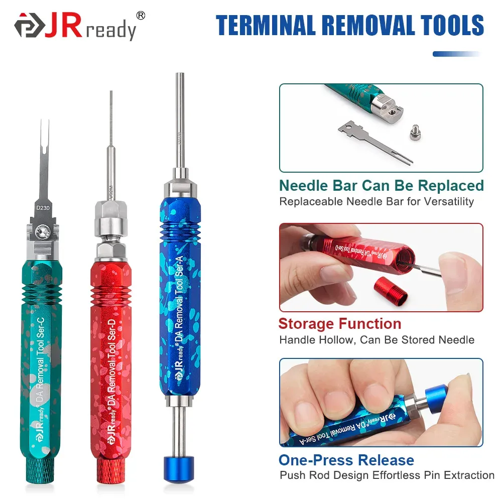 23-delige Terminal Release Tool Kit – Connectoren En Draadklemmen Verwijderen Voor Auto's, Universeel In Gebruik