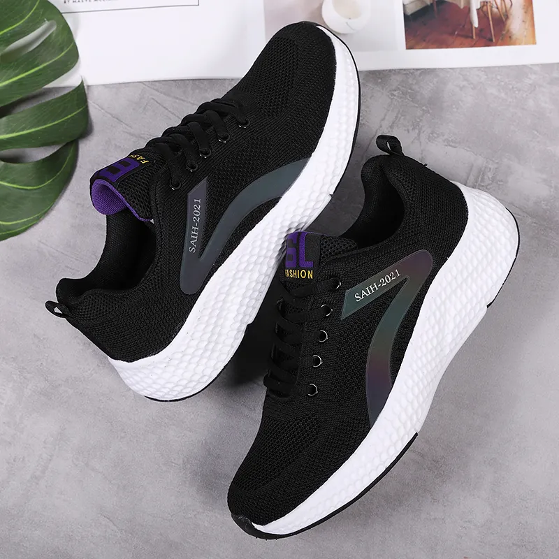 men women trainers shoes fashion black yellow white green gray comfortable breathable Spring GAI -15 color sports sneakers outdoor shoe size 36-44