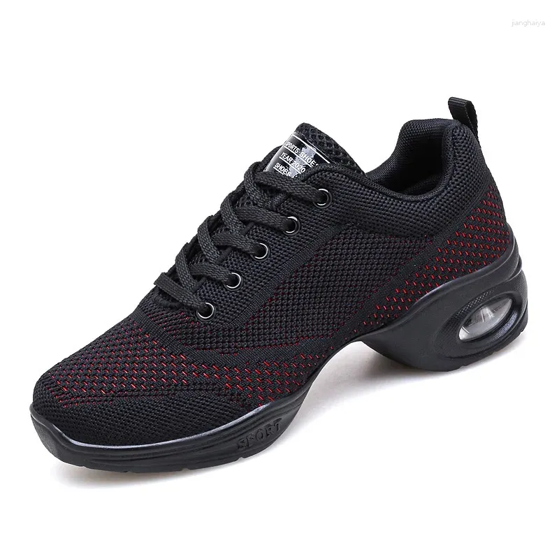 Scarpe da ballo dudeli sneaker jazz moderne donne donne traspiranti in mesh alta danza da ballo ad ammortizzare gli allenatori di fitness leggeri