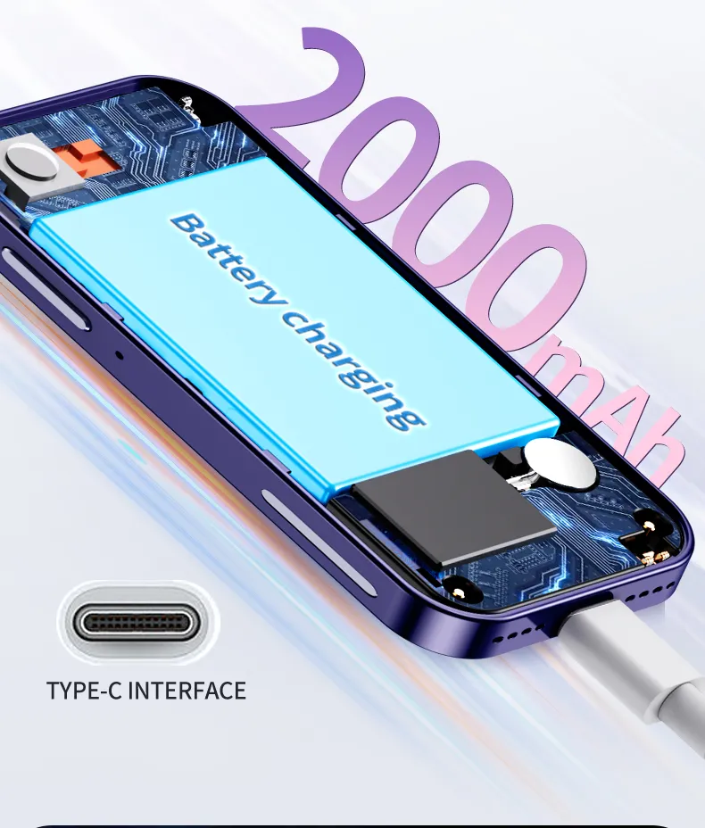 コンパクト3.0インチ4Gミニスマートフォン、フェイスIDを備えた