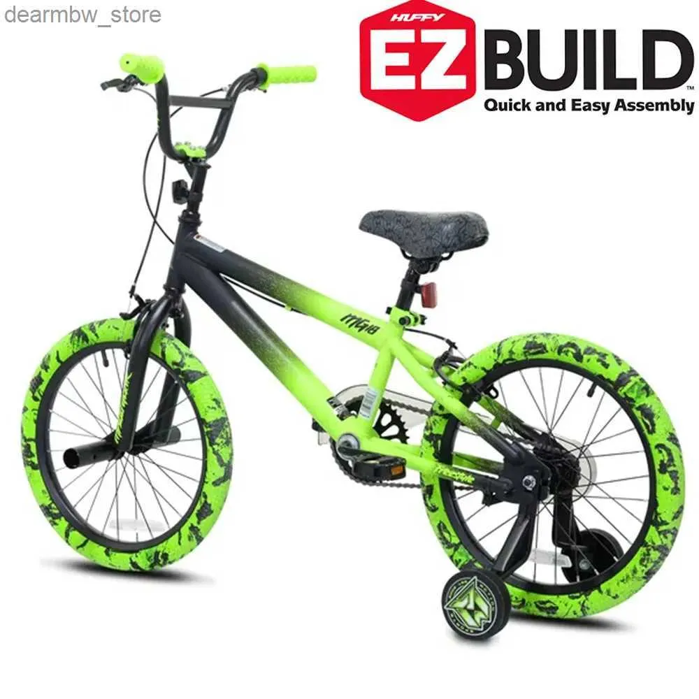 Rowery Kent rowery 18 Madd Gear MG18 BMX Boys Bike Black and Green L48