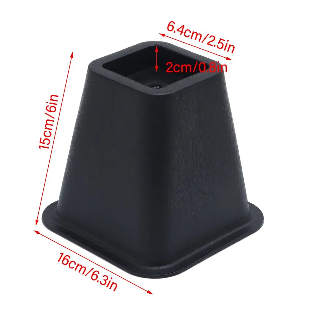 Heavy Duty Furniture Risers - 6 Inch Bed Risers for Added Height ...