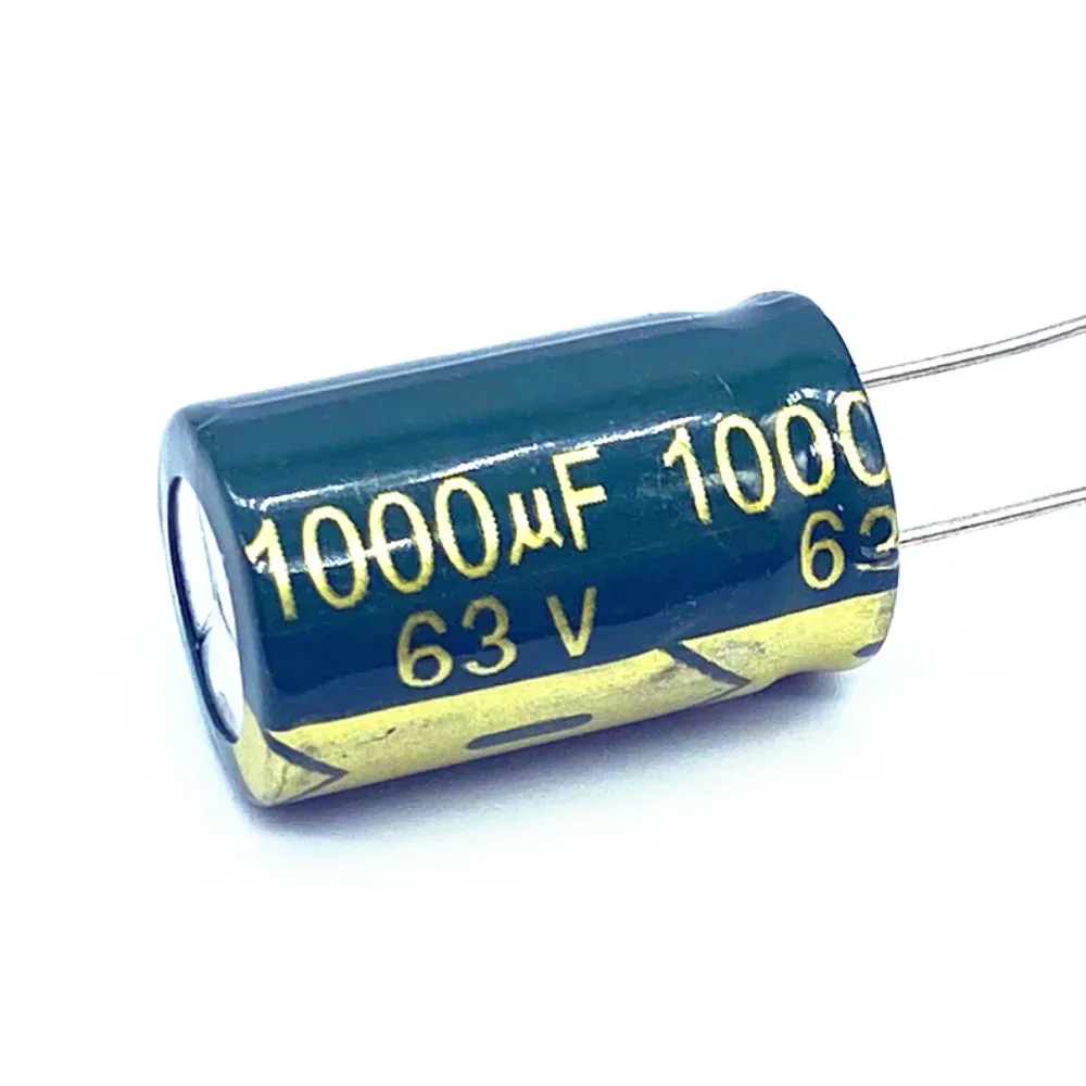 10-Pack 6.3V 1000uF 105°C Low ESR SUNCON Capacitors - 8x12mm Size - For Power Supply & Electronics Repair